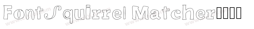 FontSquirrel Matcher字体转换